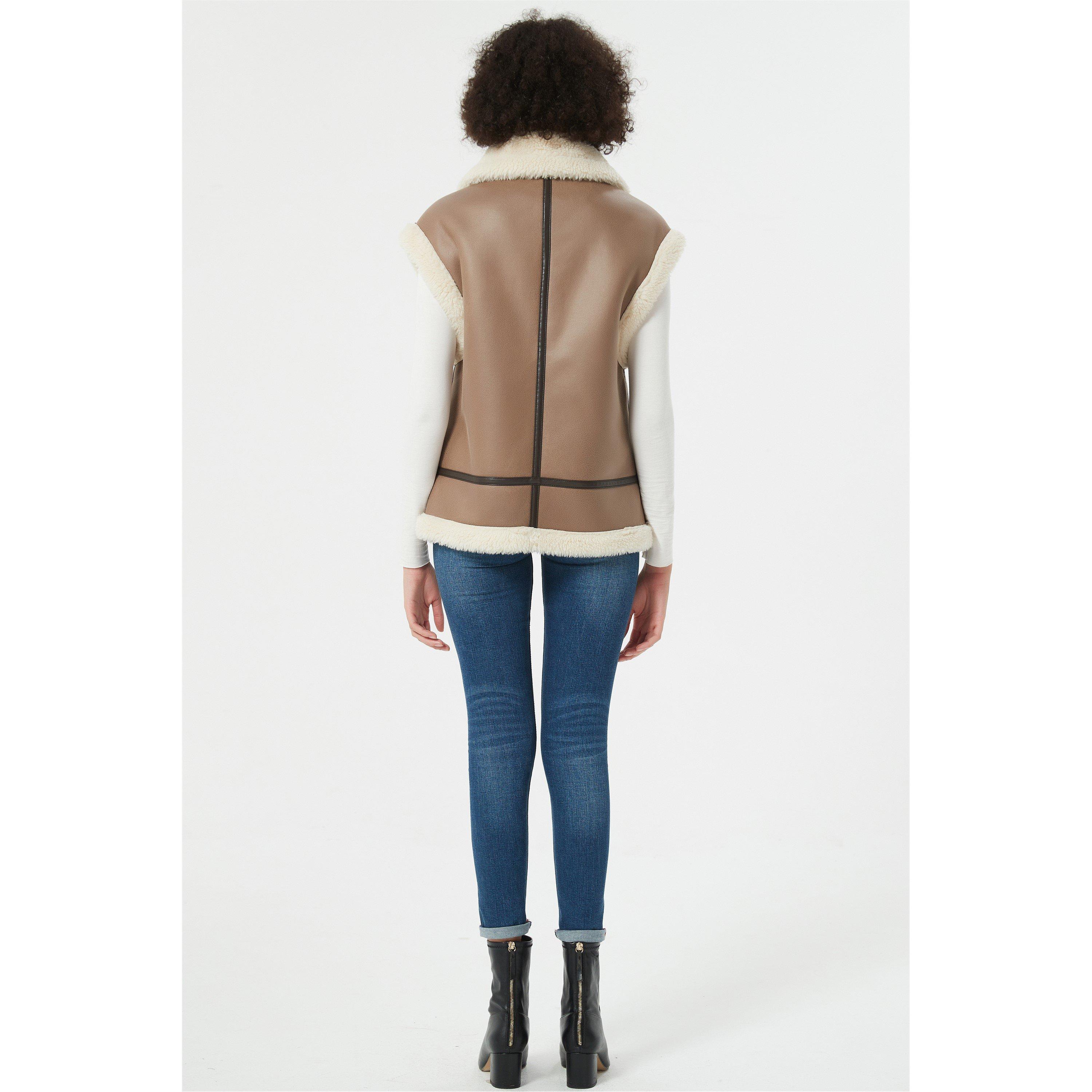 Be You B Suedette Aviator Gillet