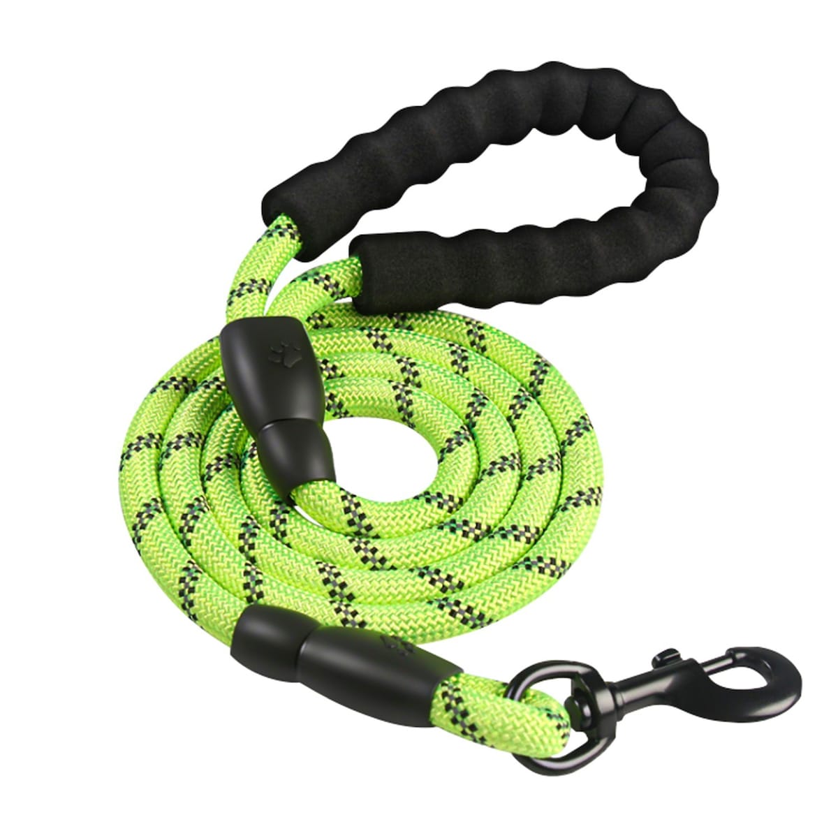 Nylon hundebånd med 1,5 meter (grønn)