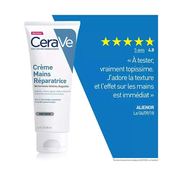 Creme Reparador para Mãos CeraVe 100ml