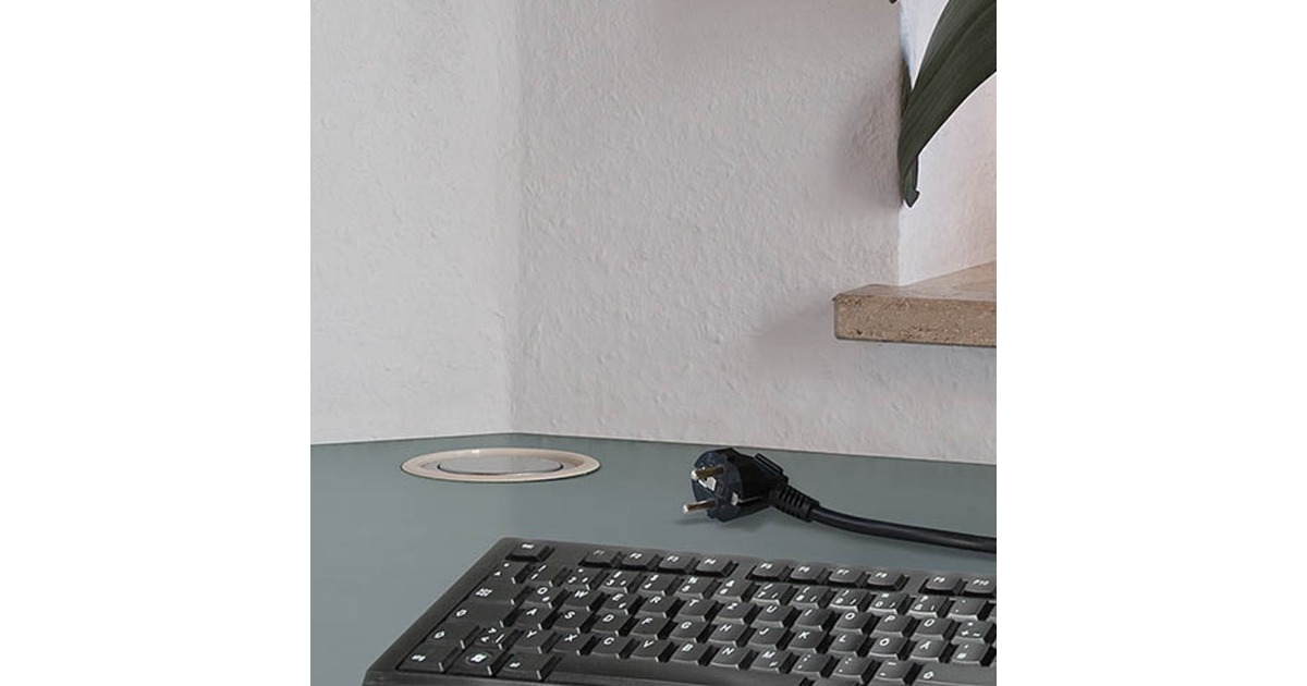 BrennenstuhlTower Power stekkerdoos met USB stekkerdoos  (Zilver/zwart)