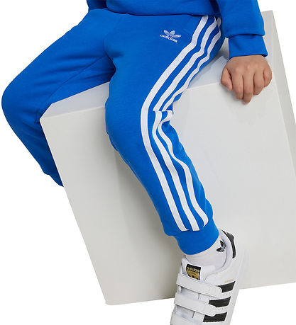adidas Originals Sweatset - Trefoil - Blau m. Weiß