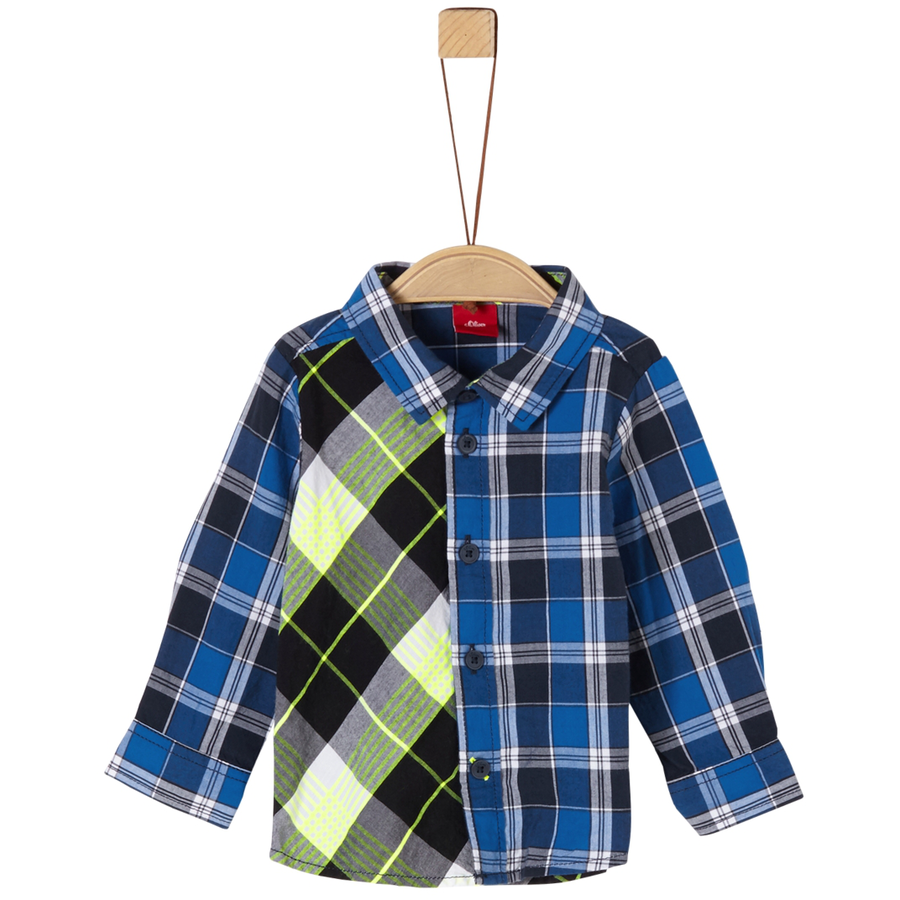 s.Oliver Hemd blue check