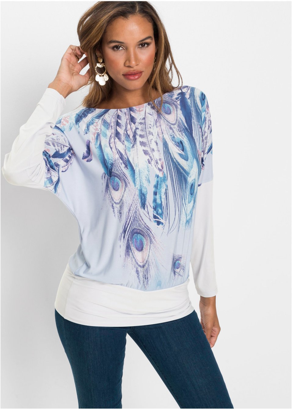 T-shirt épaules découvertes