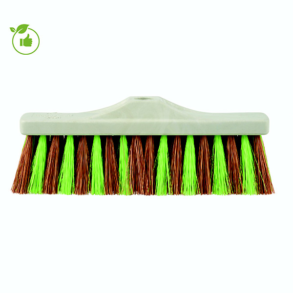 Balai éco-coco zébré 29 cm en PET 100 % recyclé