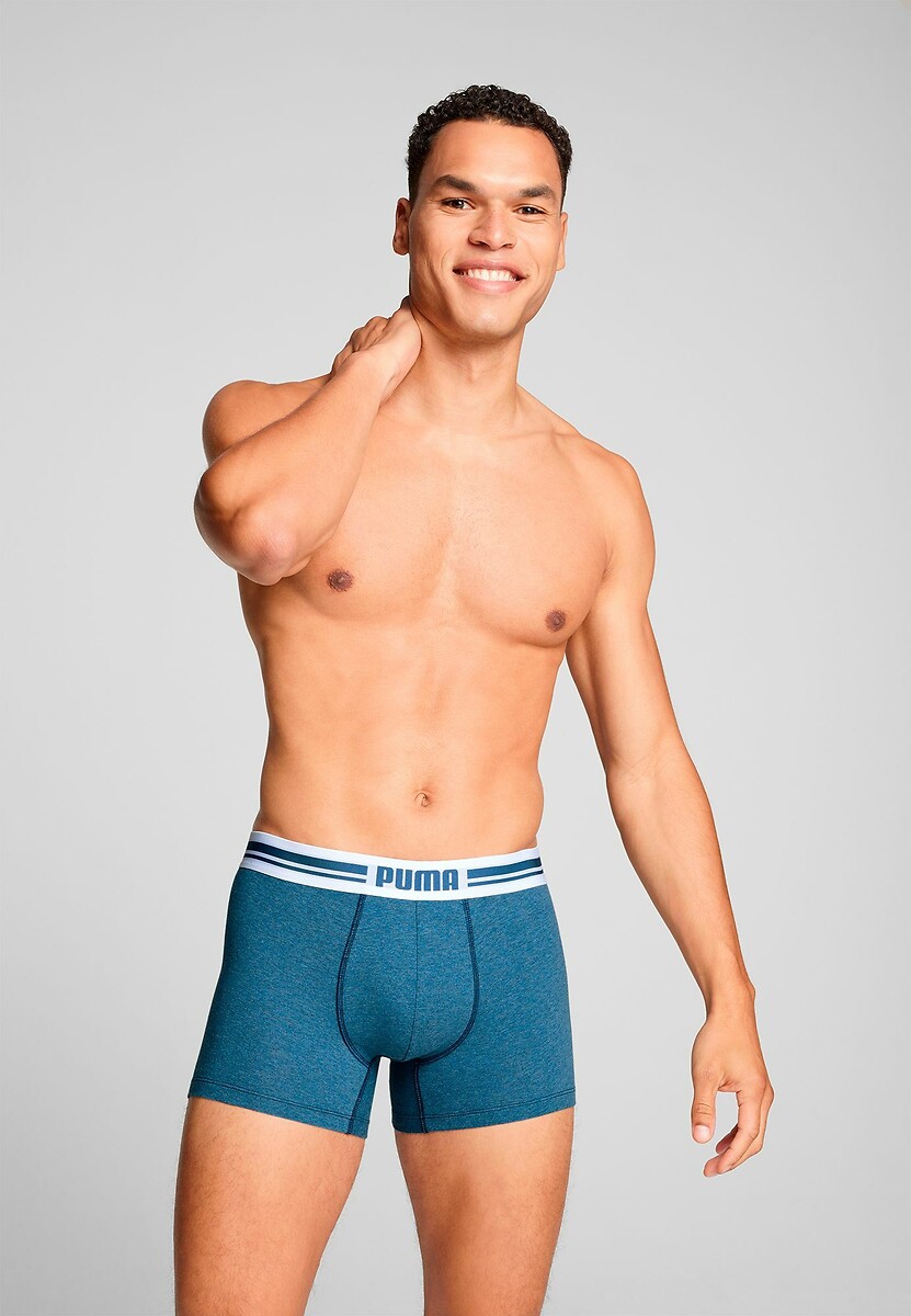 PUMA<br>Conjunto de 2 cuecas boxer com o logotipo Everyday