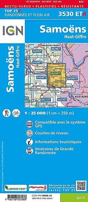 IGN - TOP25R 3530ETR SAMOENS 1 25 000