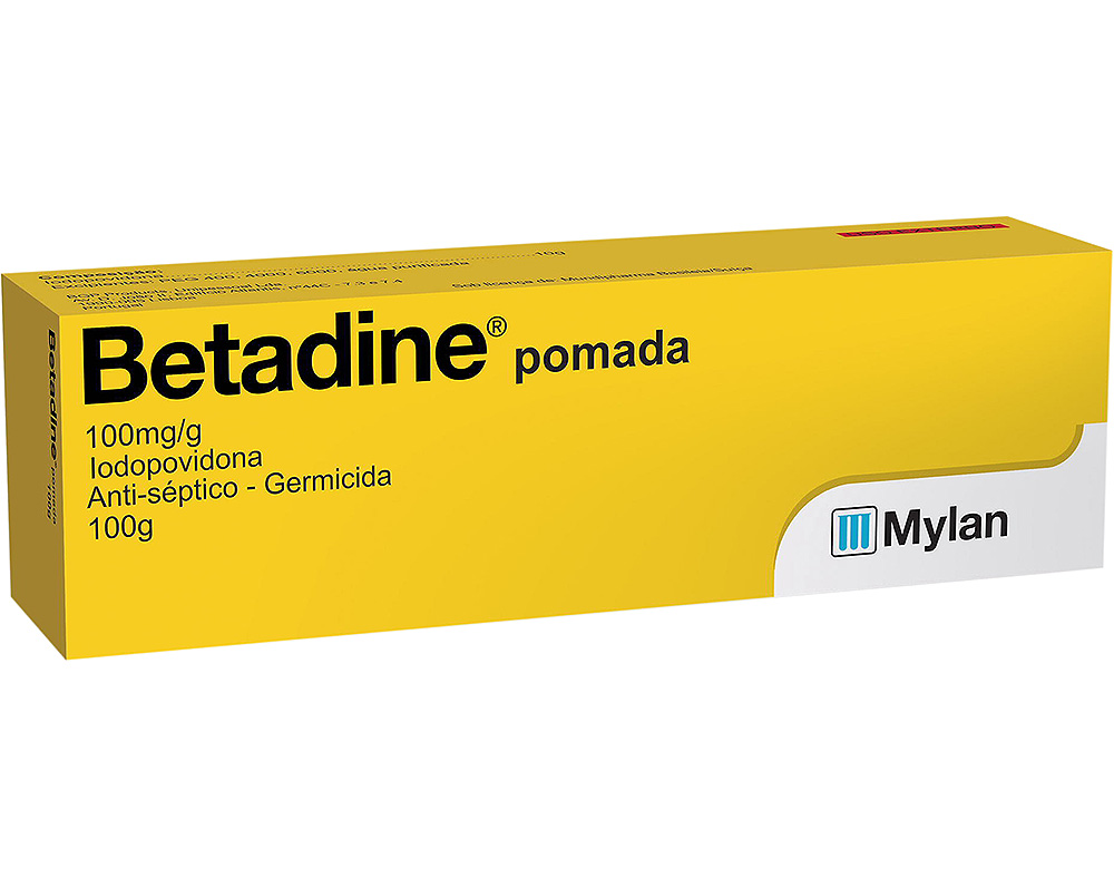 POMADA BETADINE DÉRMICA 100MG/G 100G