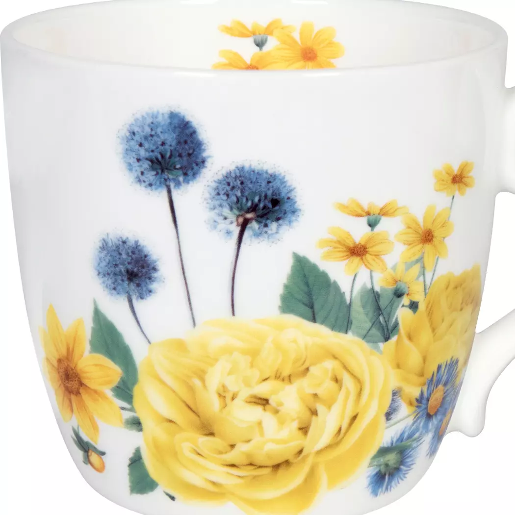 Kaffeebecher Yellow Roses 425 ml