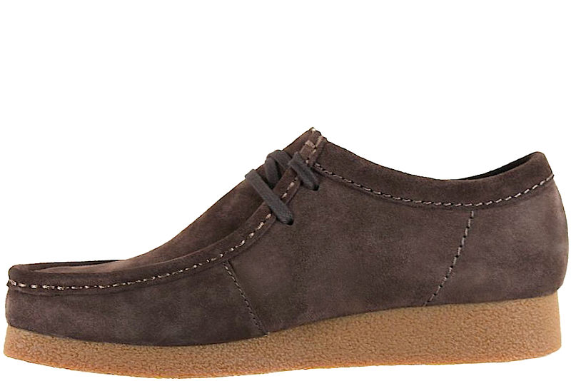 CLARKS WALLABEE EVO G SKO I MØRKEBRUNT SKIND