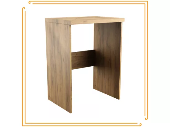 Armoire de salle de bain pour machine à laver et sèche-linge, colonne de rangement pour électroménager en chêne artisanal.