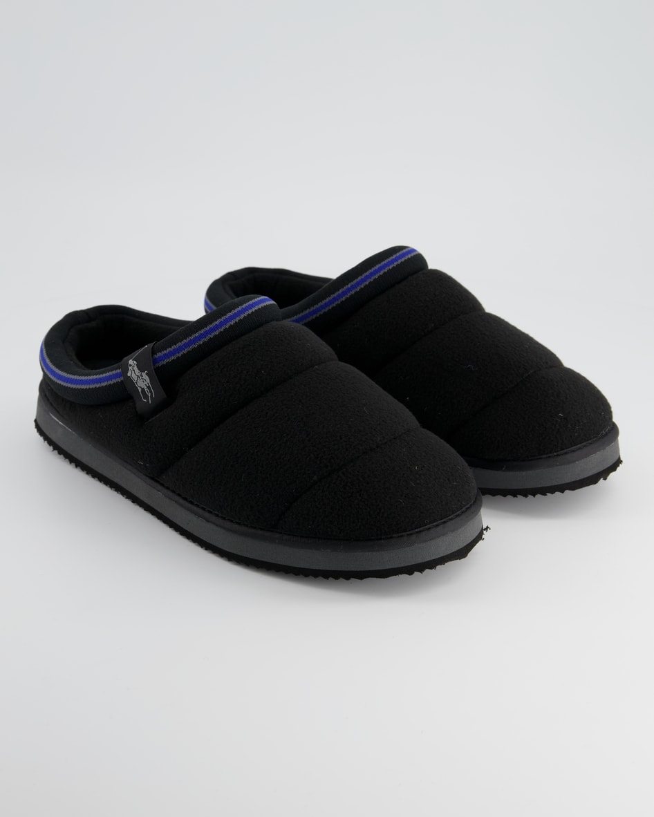 Polo Ralph Lauren Sutton Scuff Hausschuhe in Schwarz
