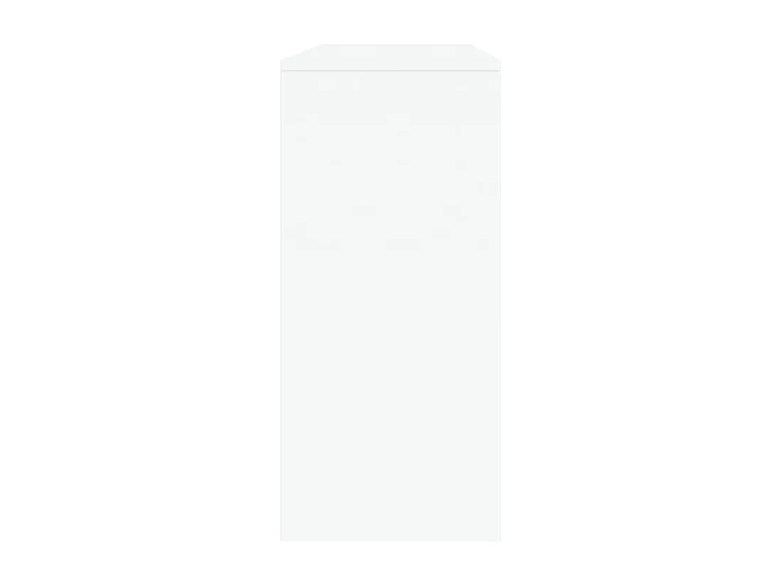 Table console Blanc 100x35x76,5 cm Aggloméré