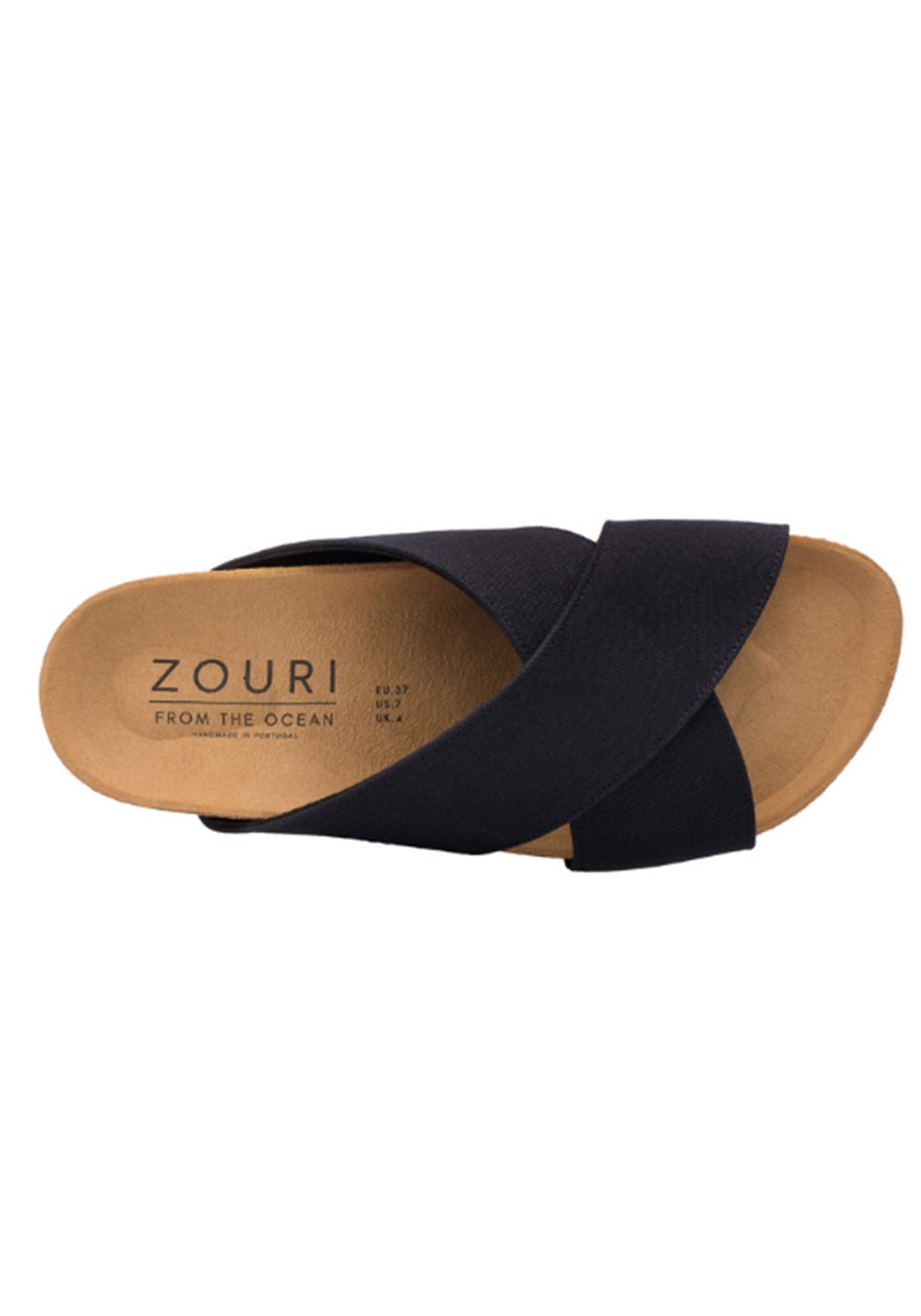Zouri from the Ocean Sandalen Sun Black - vegan