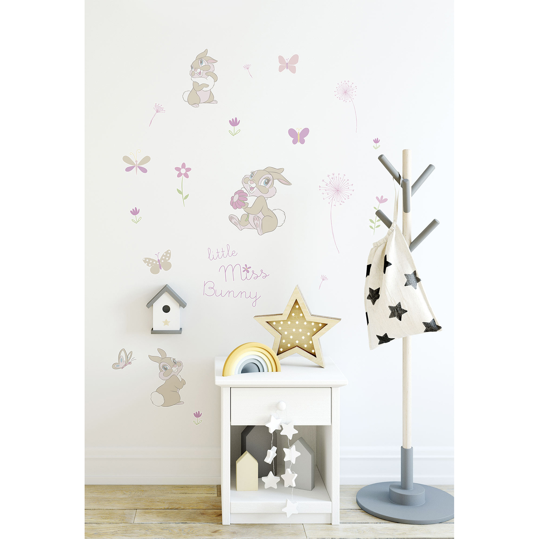 Wandtattoo LITTLE MISS BUNNY - 50x70 cm