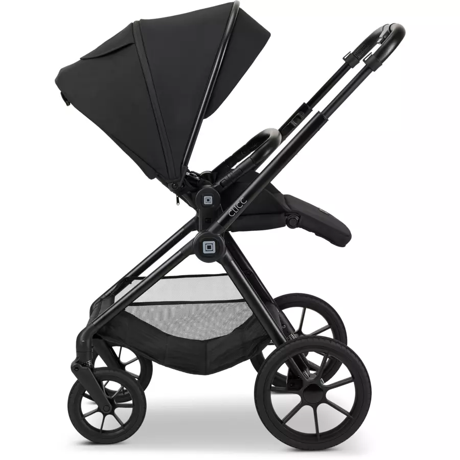 MOON Kombikinderwagen Clicc black melange