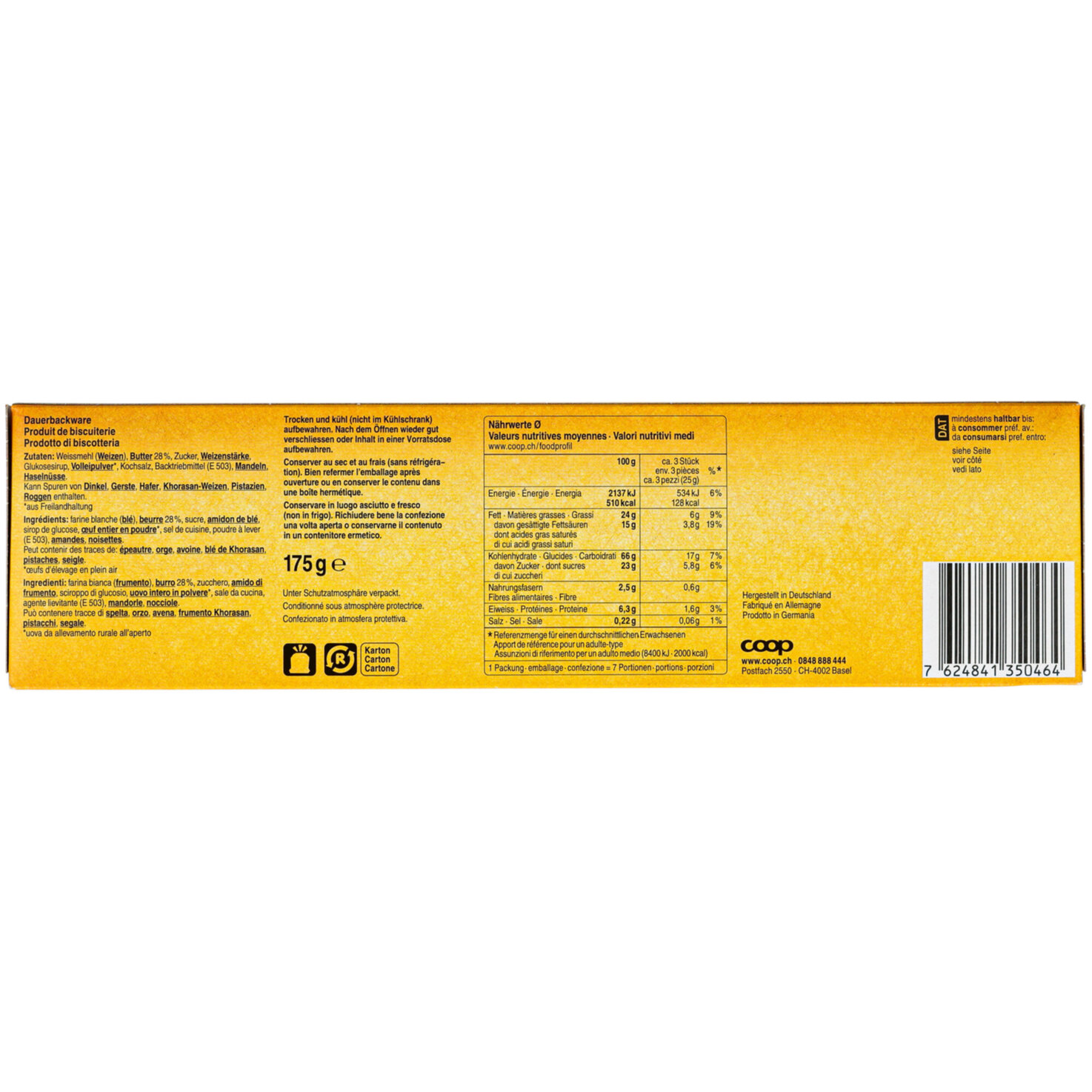Prix Garantie Kaffeegebäck Butter