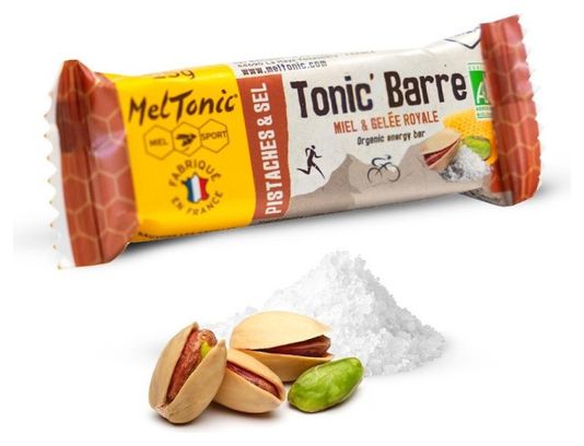 Barre énergétique Tonic Bio Meltonic Pistache/Sel - 25g