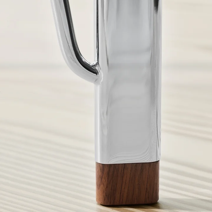 Fritz Hansen - FH3605 Schreibtisch, Chrom / Walnuss lackiert
