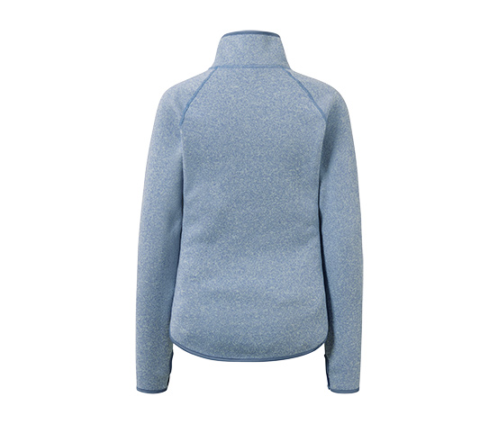 Strickfleece-Jacke, icegrau