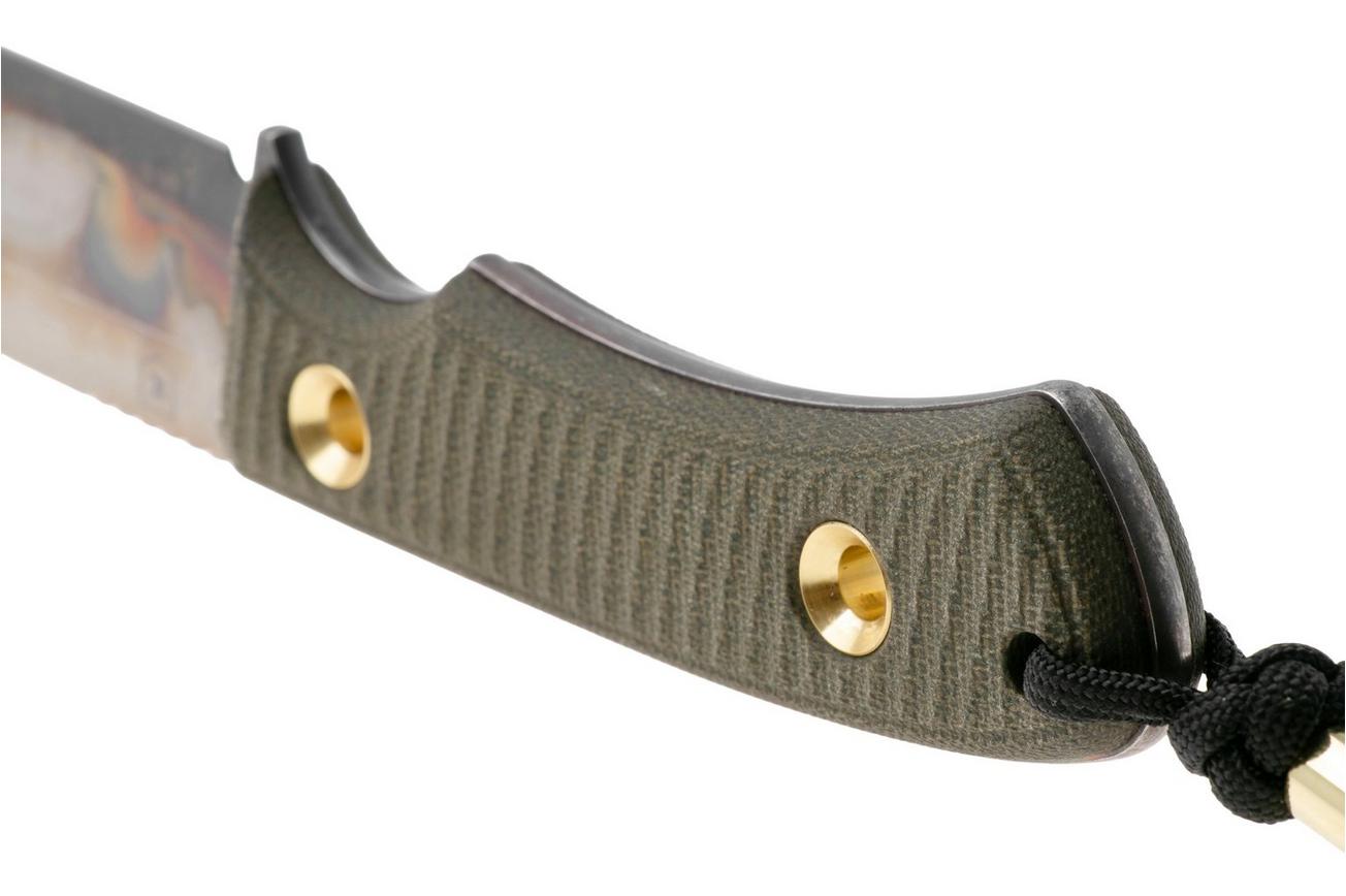 TRC Knives Polheim PLH-APO-GCM, Apocalyptic CPM MagnaCut, Green Canvas Micarta, Knivesandtools Exclusive, survivalmes