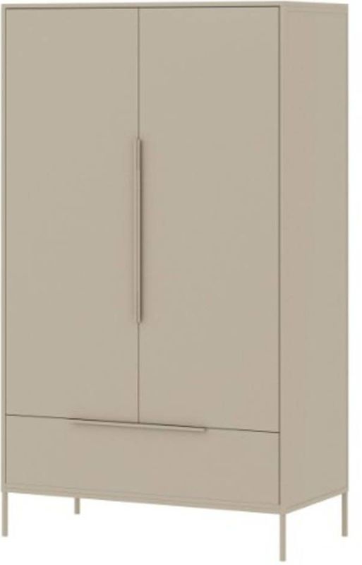 Born Lucky - Kledingkast Belmond - Clay - Hout - 2 Deuren