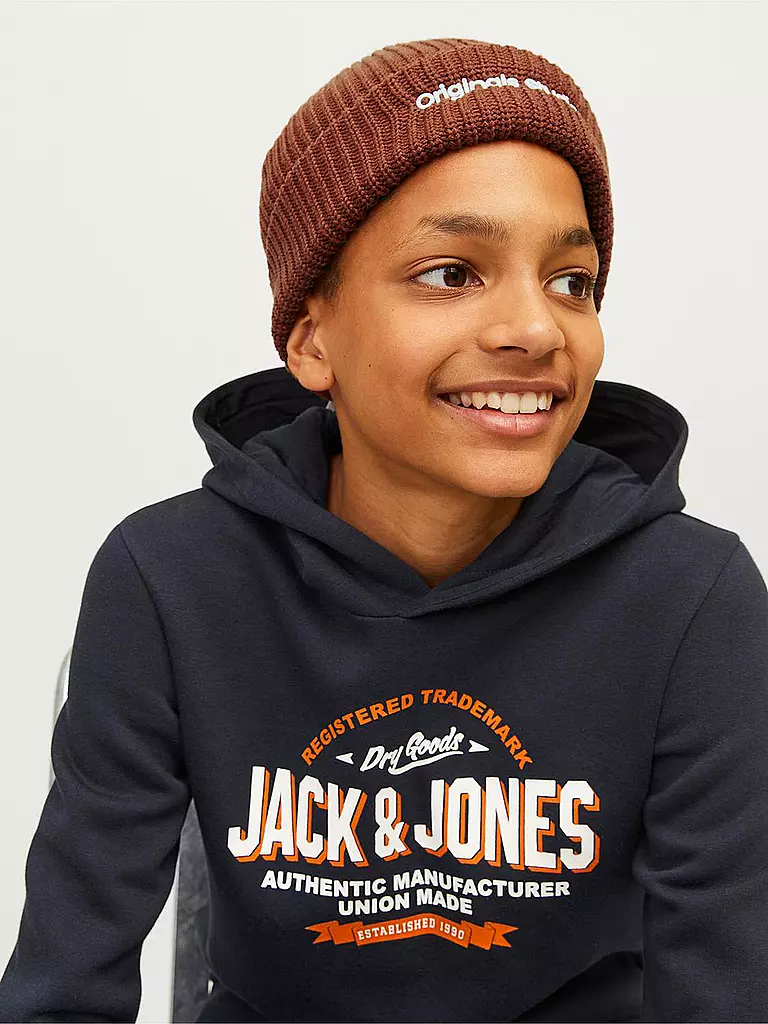 JACK & JONES Jungen Mütze - Haube JACVESTERBRO braun