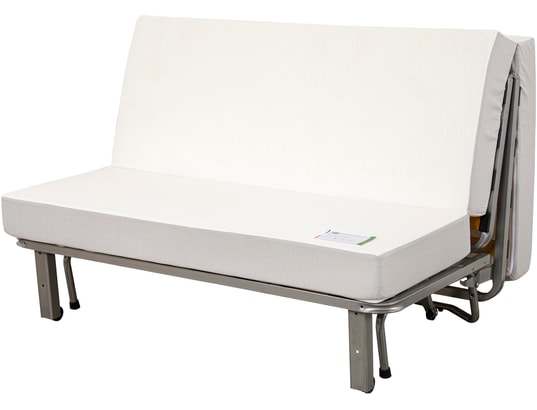 CONCEPT1 - Canapé lit Sally BZ 140 mousse 28 kg couette rouge