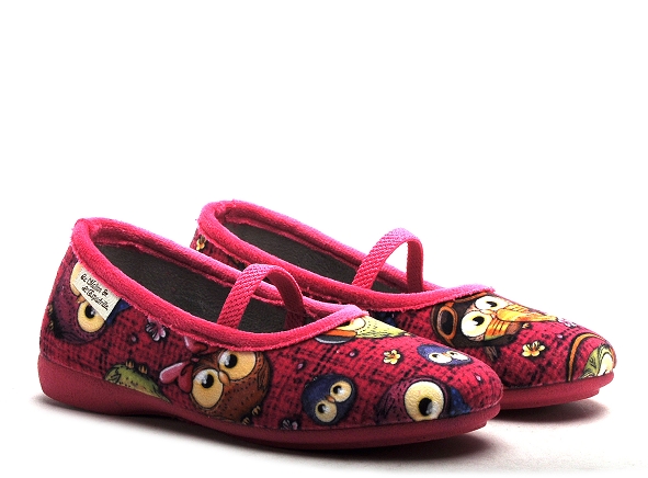 La maison de l espadrille chaussons enfant 6327 rose