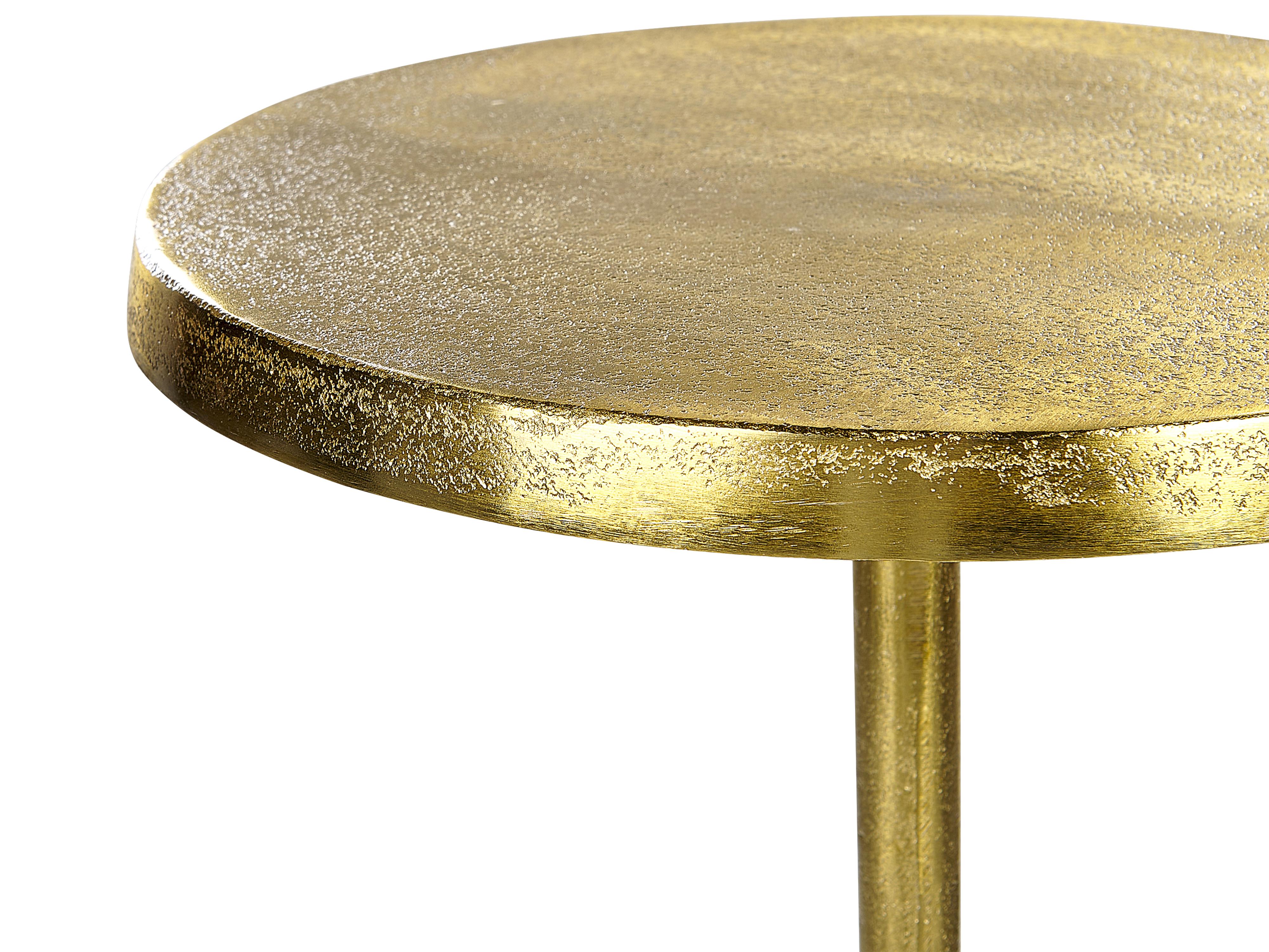 Bijzettafel PANNOUVRE Metaal Goud