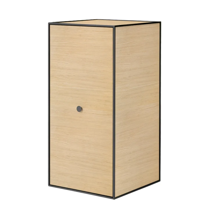 Audo - Frame Regalmodul 70 inkl. Tür, Eiche