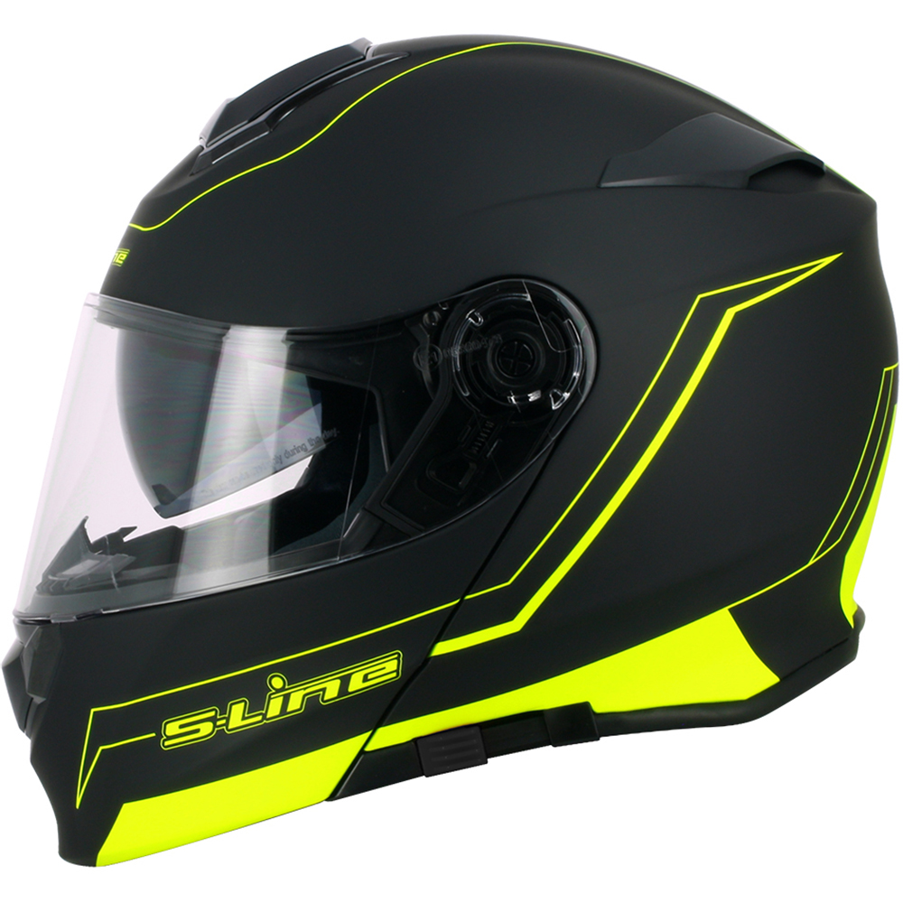 S-Line - Casque Dual Face S550 Noir / Jaune