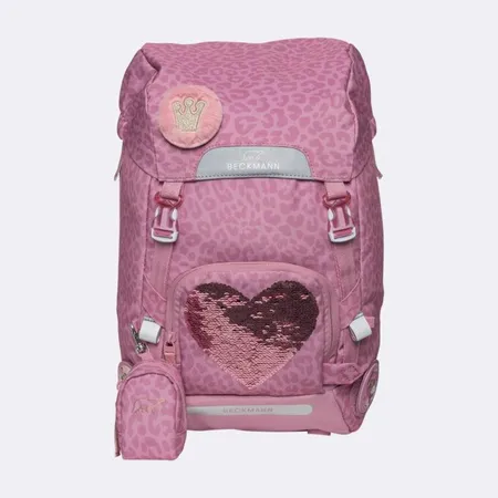 Beckmann Schulrucksack-Set Classic Maxi Furry, 6-teilig
