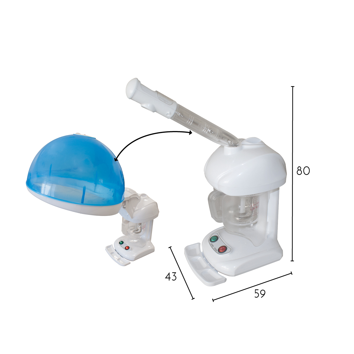 Italian Design Hair & Face Steamer