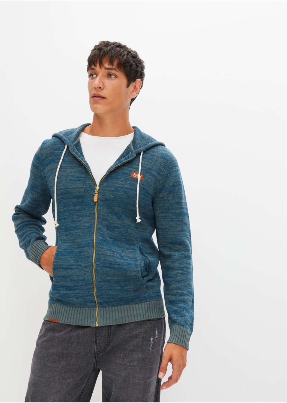 Vest met capuchon