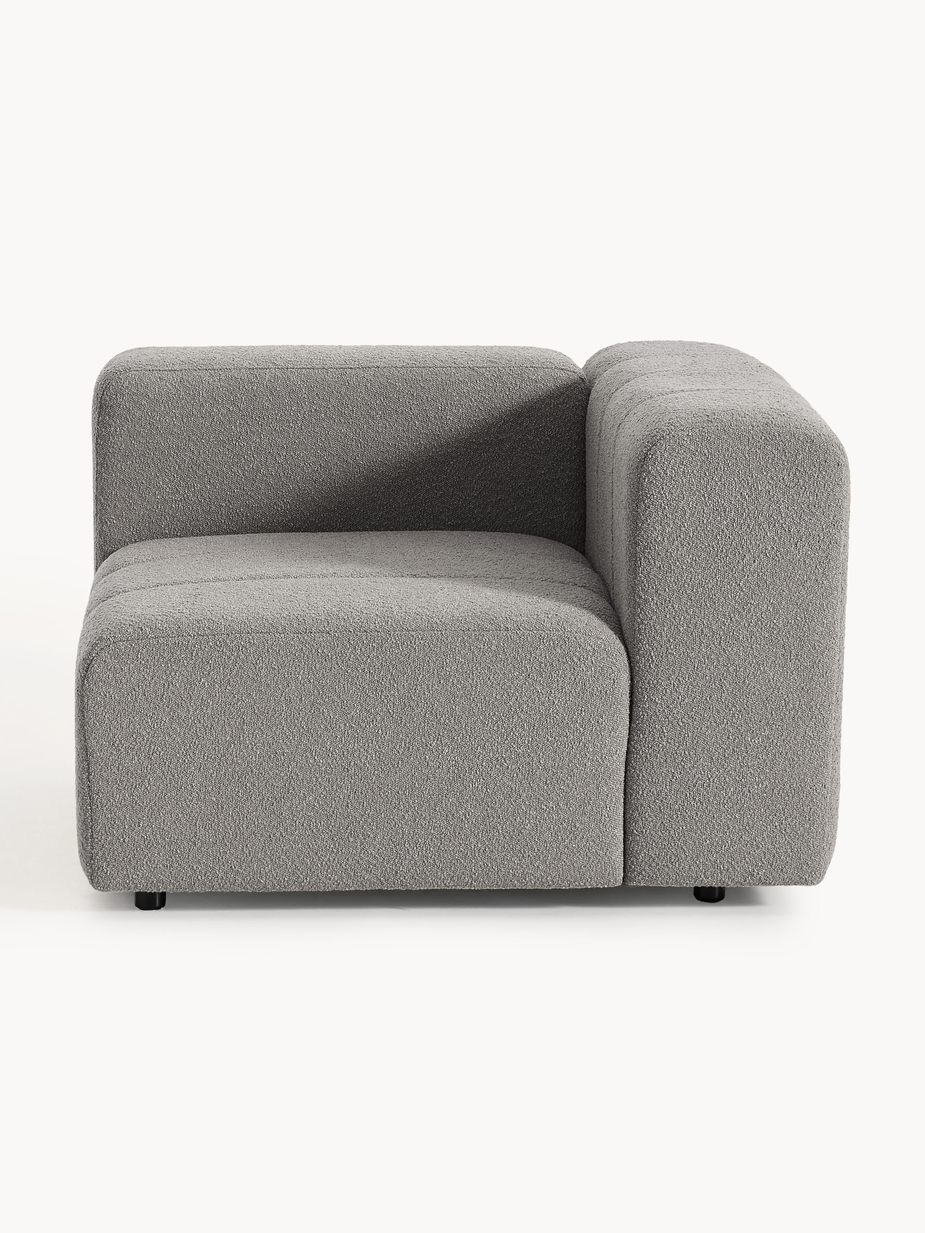 Bouclé hoekmodule Lena