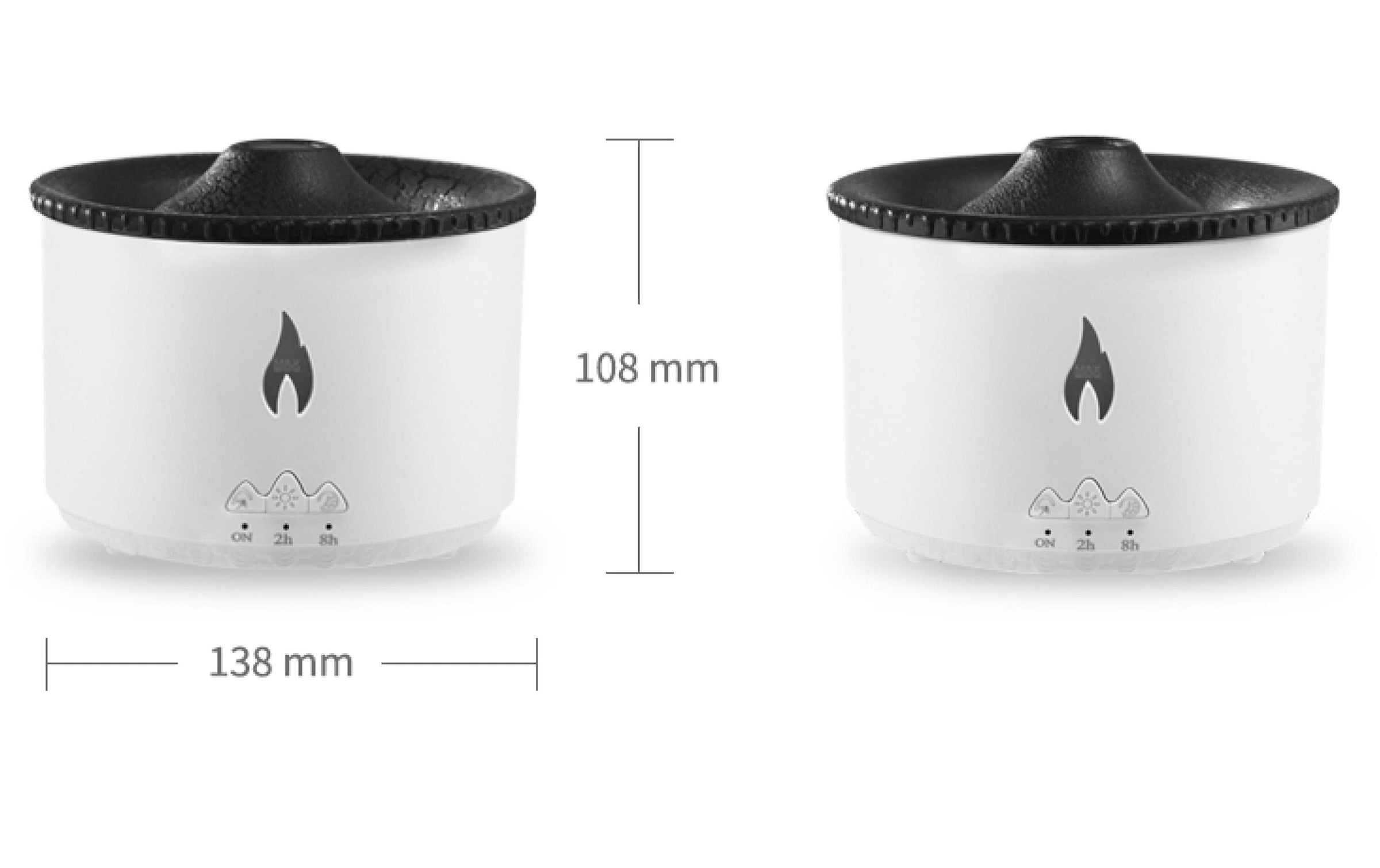 Diffuser »FTM Vulcano Weiss, 20 m²« 0,36 l Wassertank