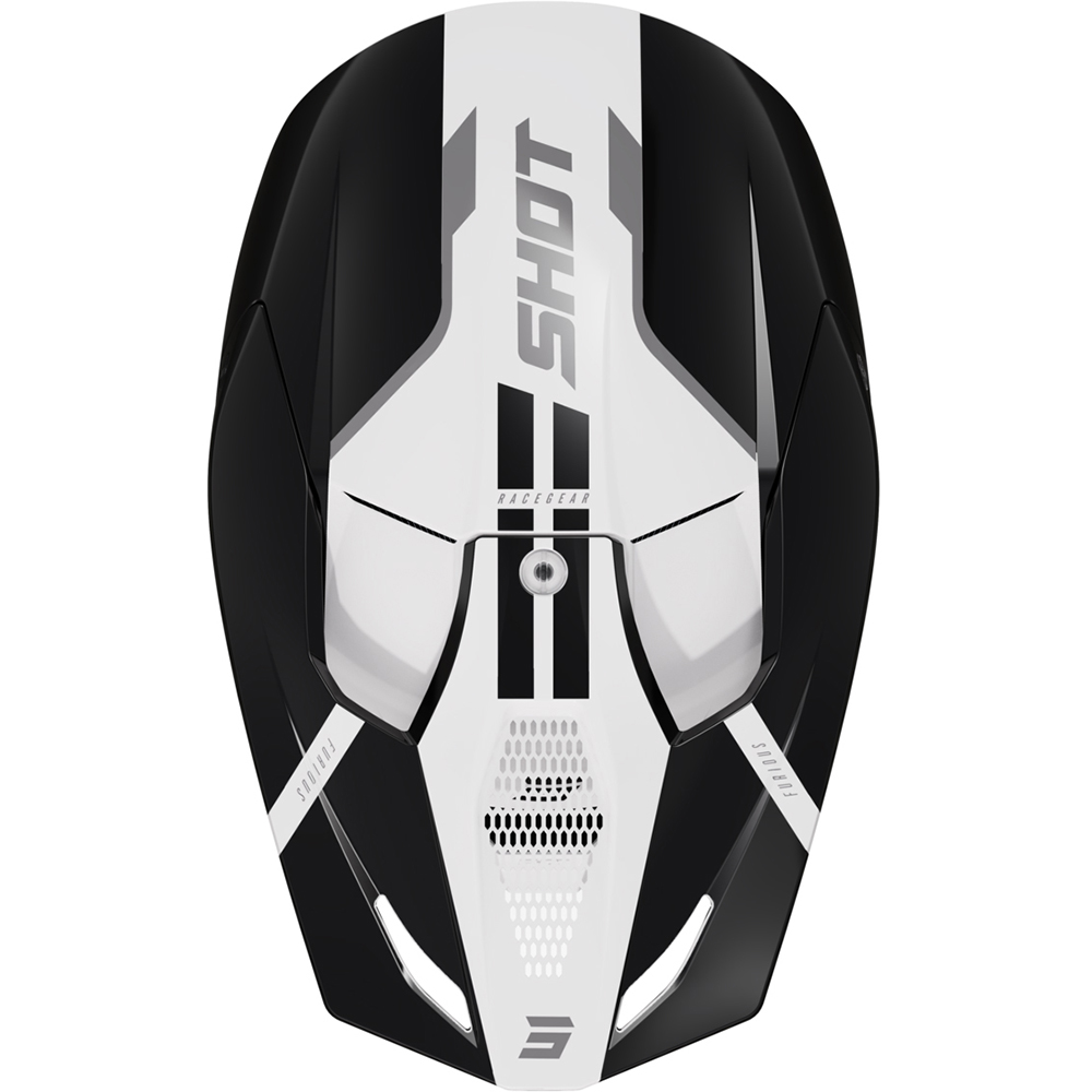 Shot - Casque Furious Bolt Noir / Blanc / Brillant