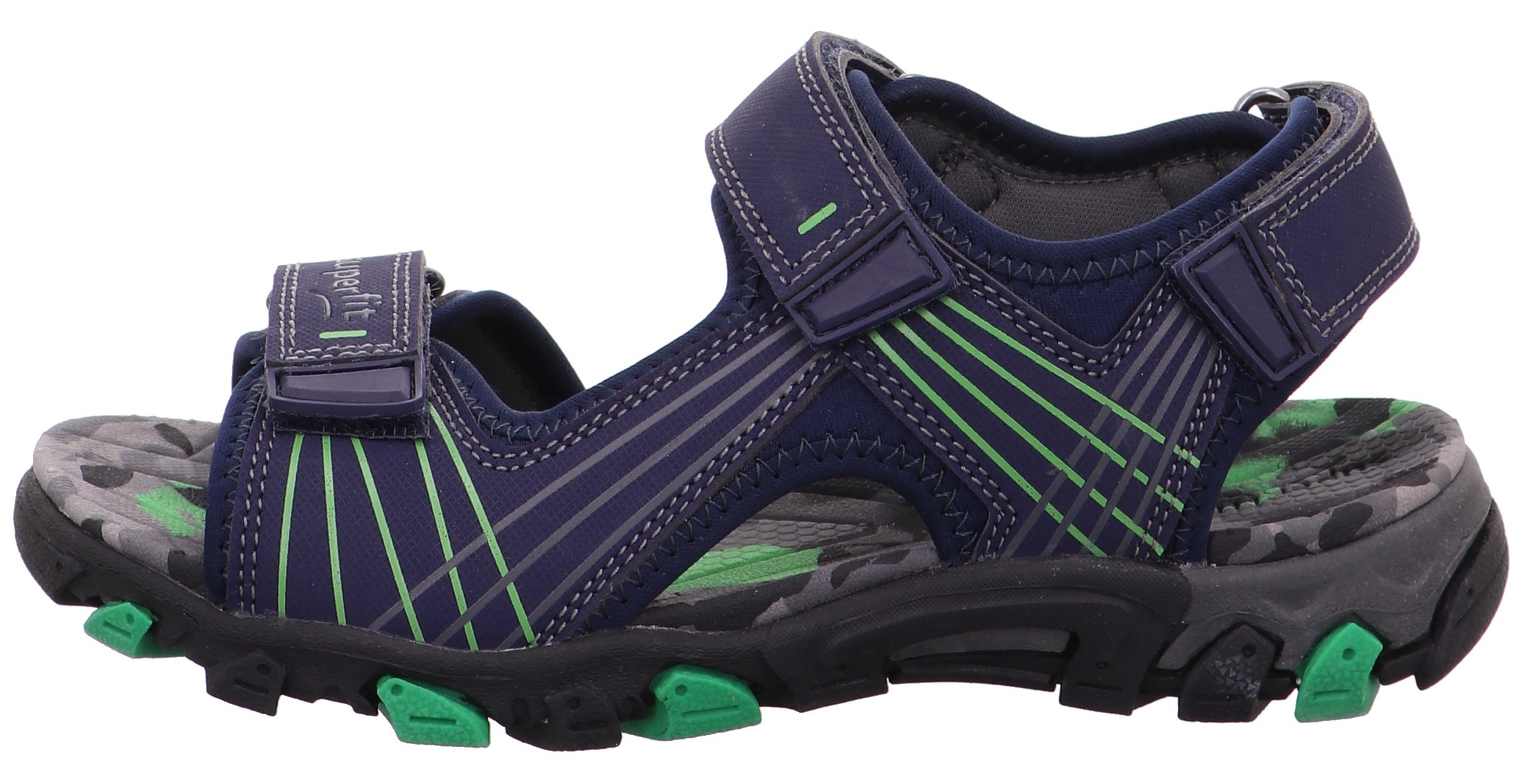 Superfit Sandale »OCEAN KOMBI HENRY«  , Sommerschuh, Klettschuh, Outdoorschuh, mit 3 Klettverschlüssen