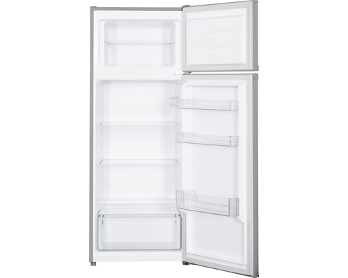 PKM GK212 SI koel-vriescombinatie, afmetingen (B x H x D): 54,50 x 143,00 x 55,50 cm, koelgedeelte: 169 l, vriesgedeelte: 37 l