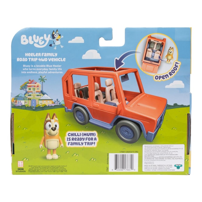 Bluey - Familienausflug - Familienauto