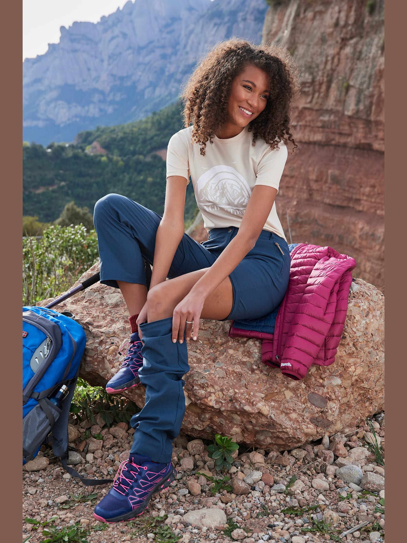 Pantalon de trekking avec jambes amovibles