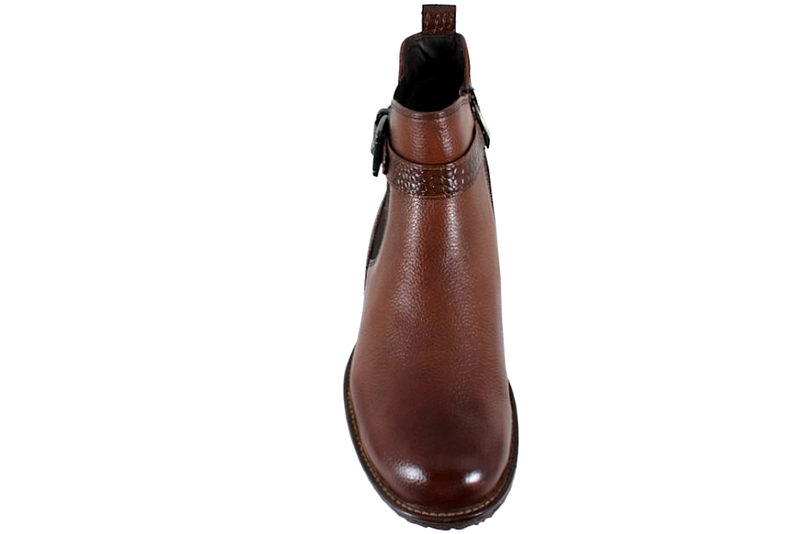 TAMARIS ANKELSTÃ˜VLE I COGNAC PU