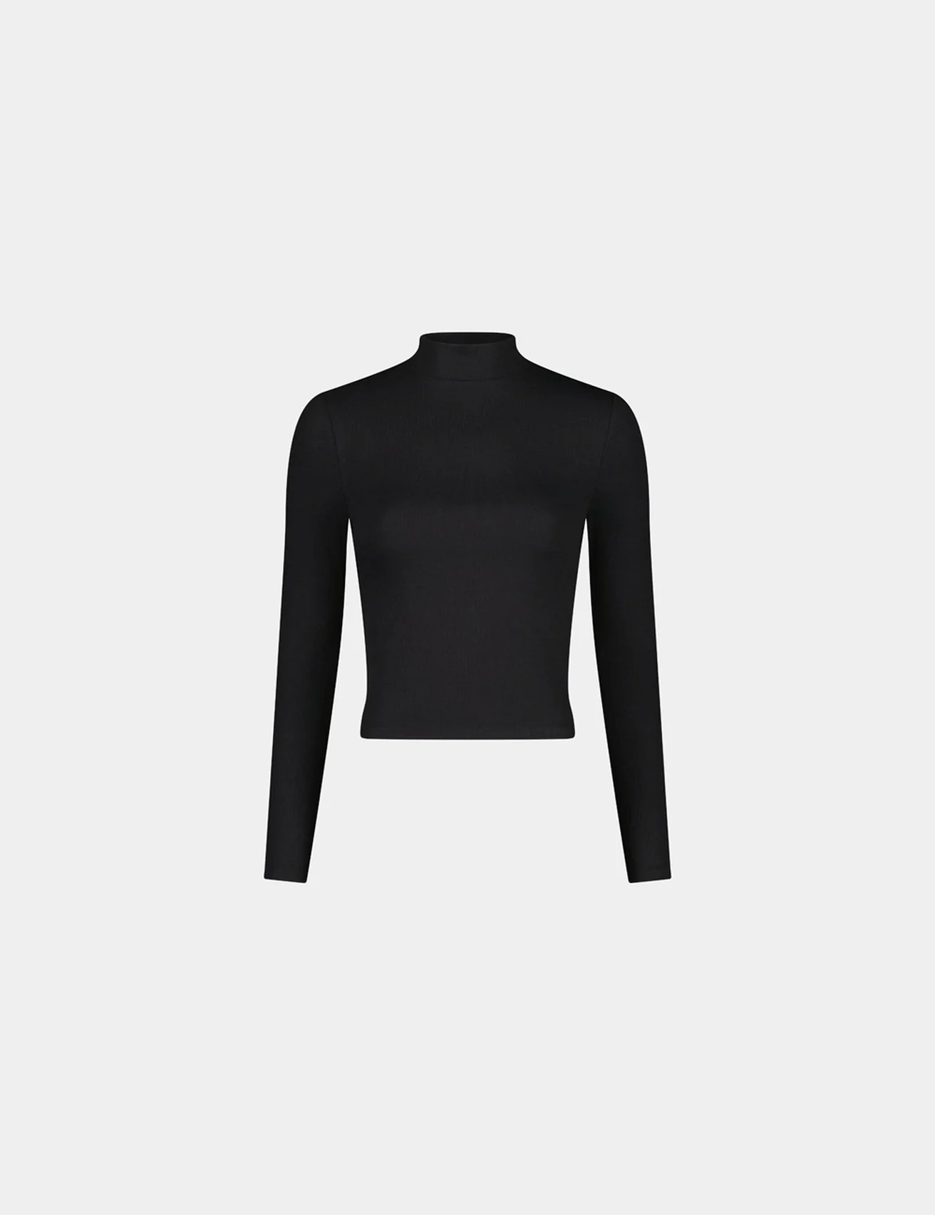 Pull col montant noir