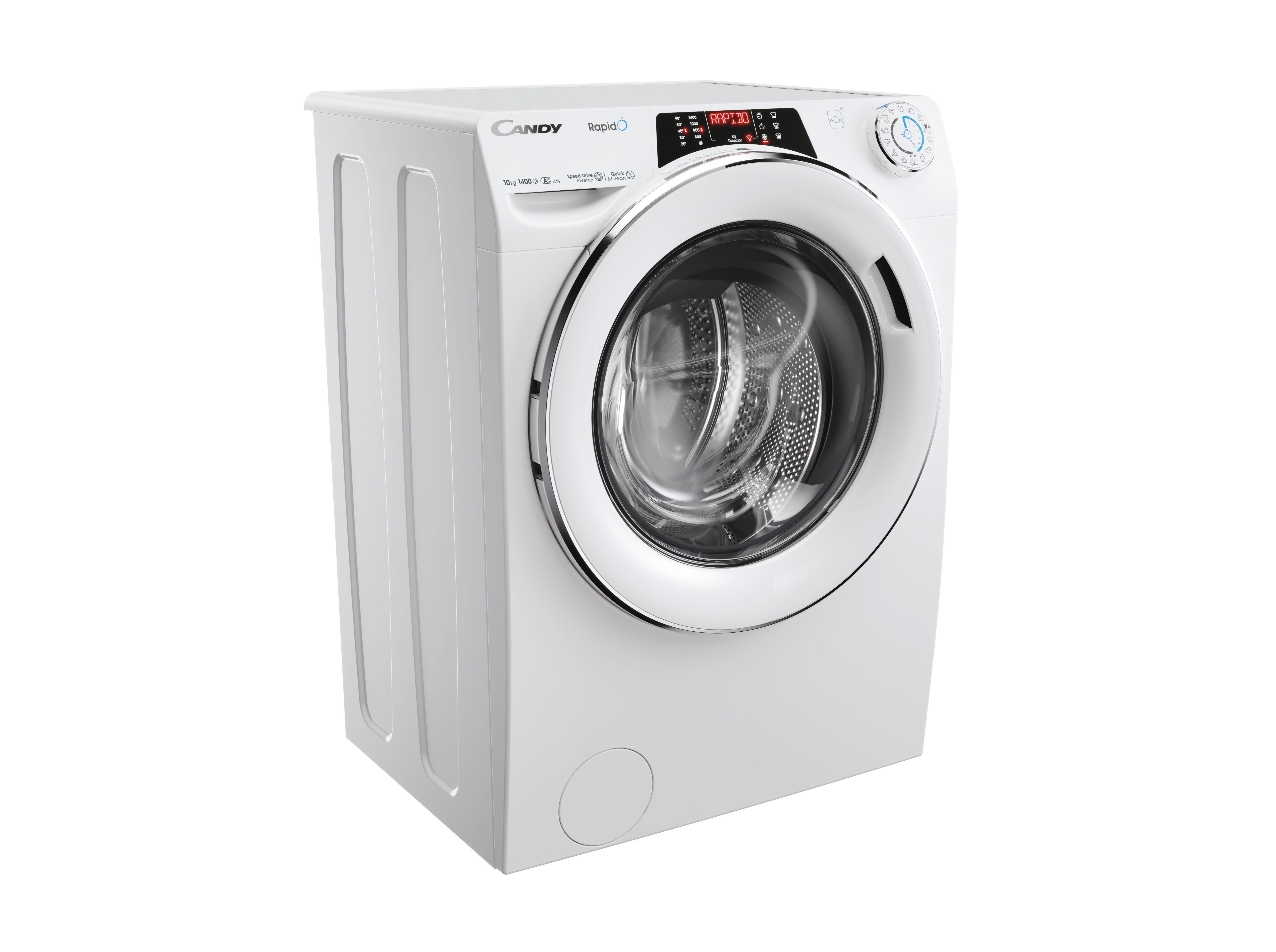 MÁQUINA LAVAR ROUPA CANDY RO 4106DWMC7/1-S - BRANCO A 10KG