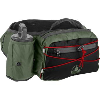 Kohla Sprint 3 Hüfttasche Bronze Green / Flame Scarlet / Caviar