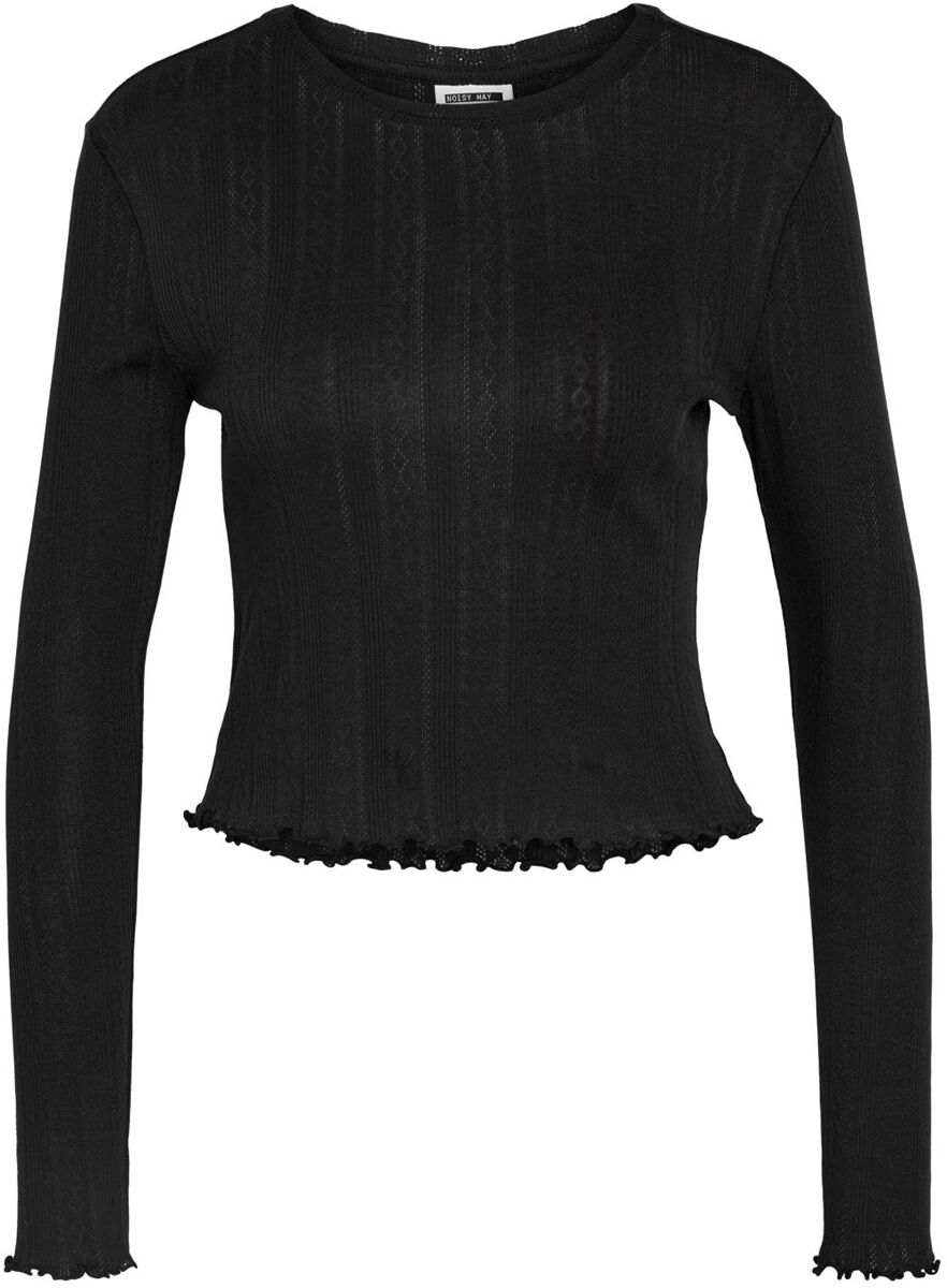 NMJudy L/S FWD NOOS - Haut Détail Babylock | Noisy May Pull tricoté