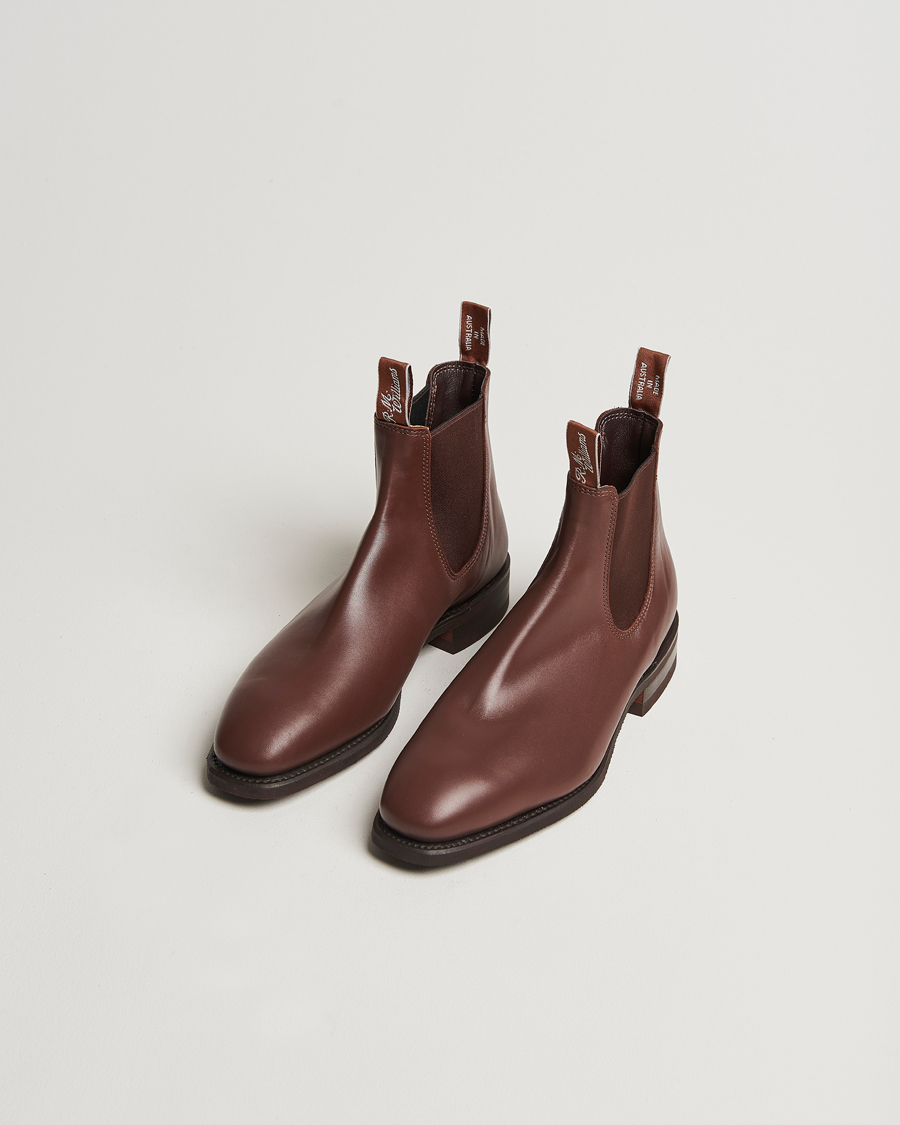 R.M.Williams Comfort Craftsman G Boot Yearling Dark Tan