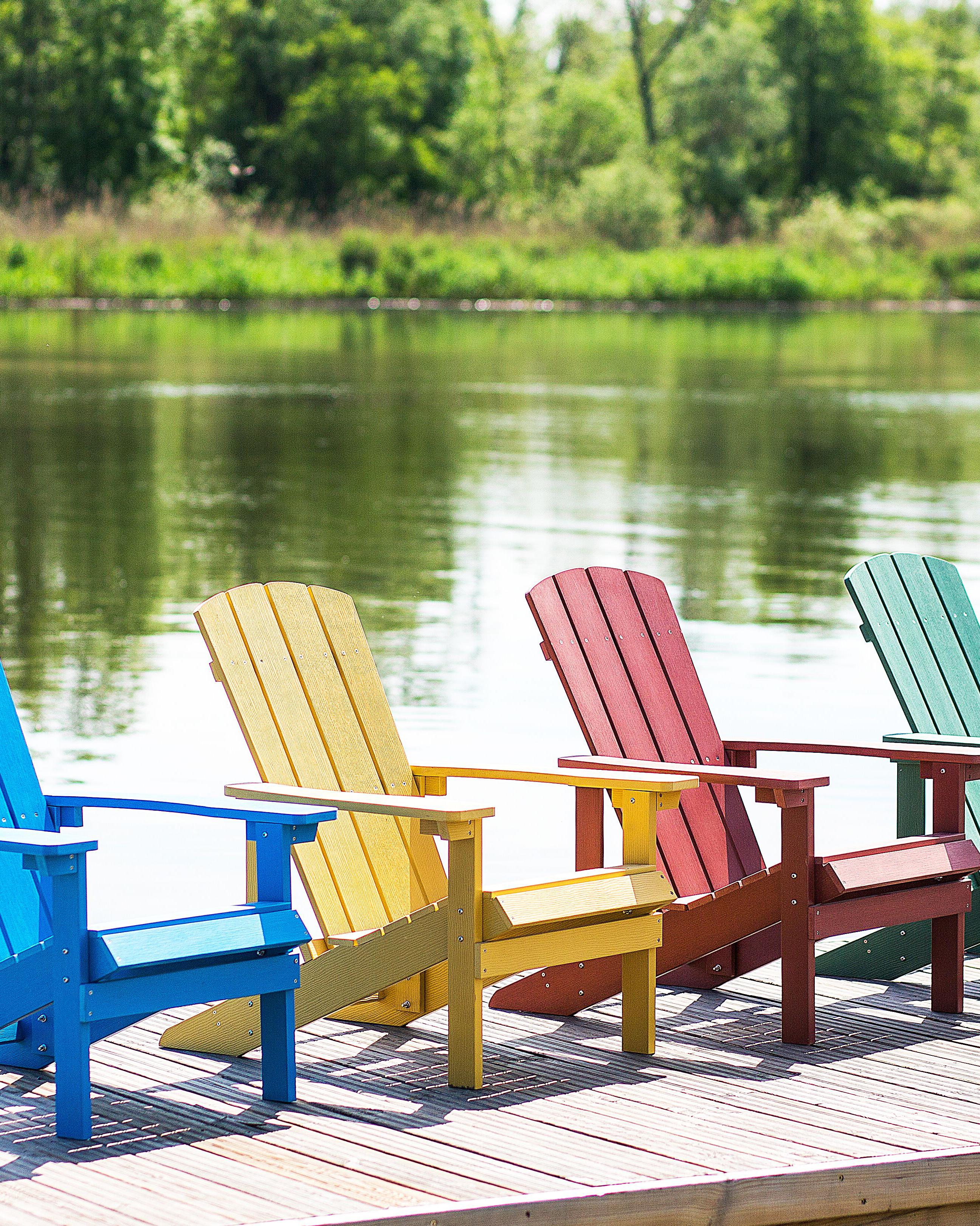 Tuinstoel ADIRONDACK Geel