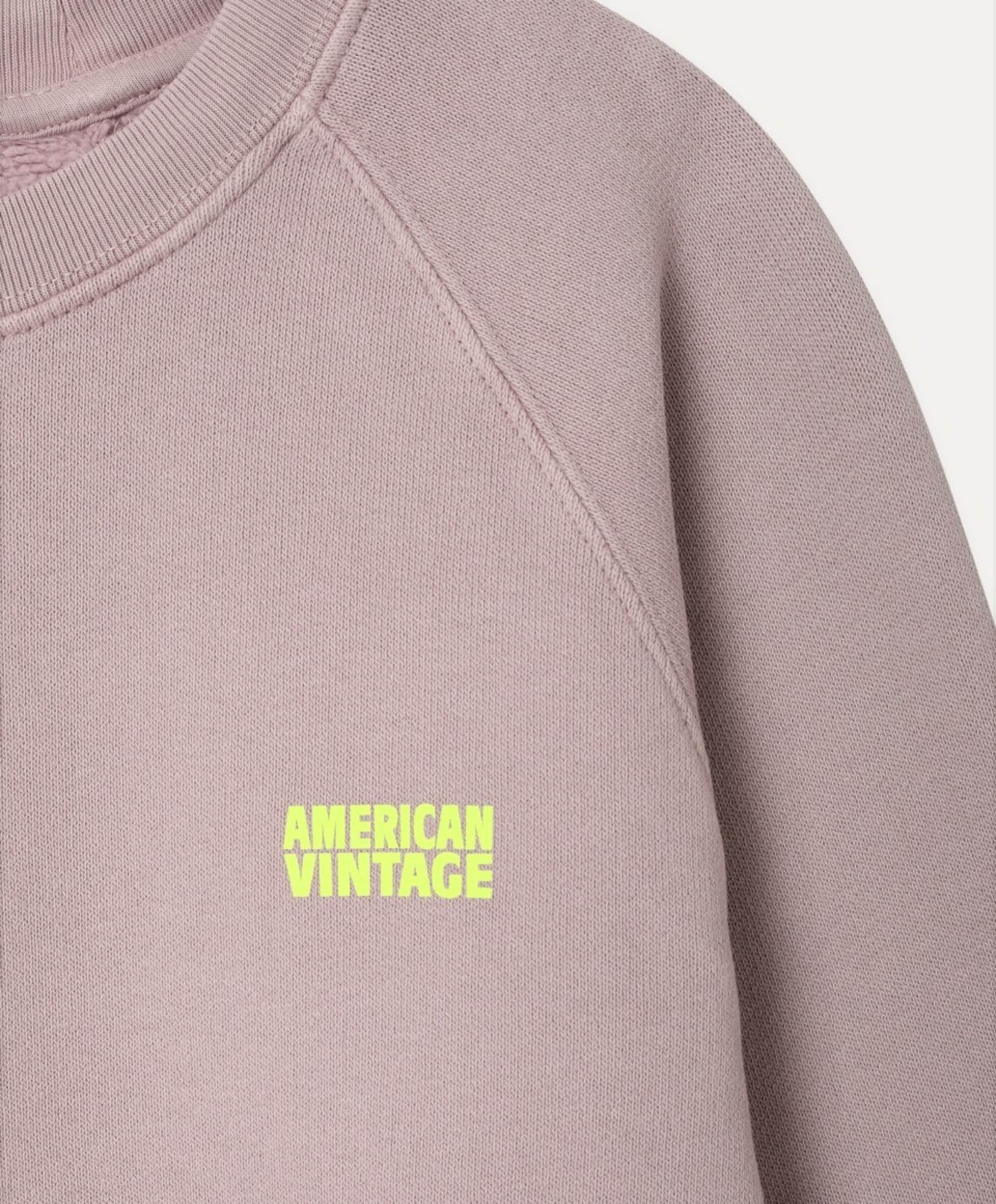 American Vintage Uniseks sweater  paars