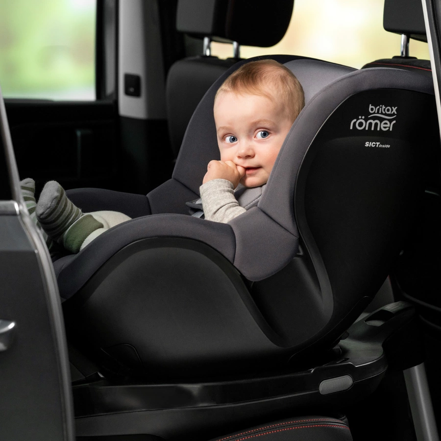 Britax Römer Reboarder Dualfix 3 i-Size Jade Green inklusive Flex Base iSENSE